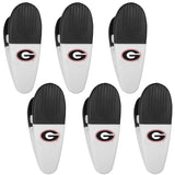 Georgia Bulldogs Chip Clip Magnets, 6pk - Siskiyou Buckle - Flyclothing LLC