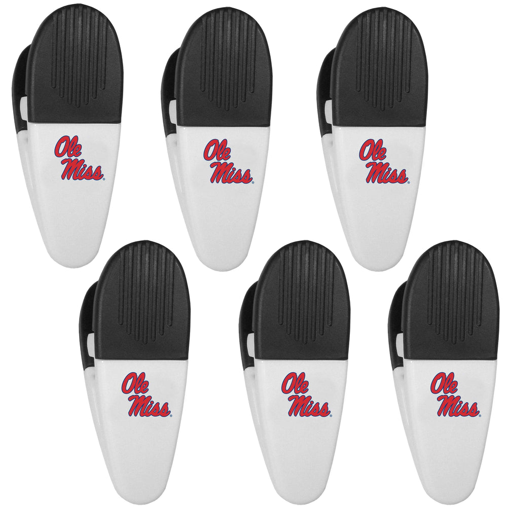 Mississippi Rebels Chip Clip Magnets, 6pk - Siskiyou Buckle - Flyclothing LLC