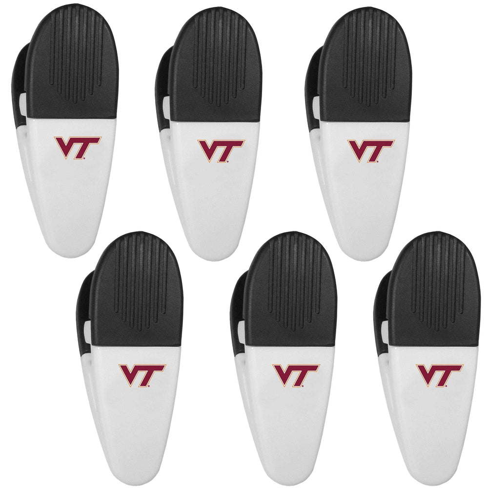 Virginia Tech Hokies Chip Clip Magnets, 6pk - Siskiyou Buckle - Flyclothing LLC