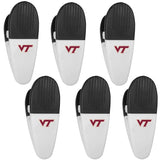 Virginia Tech Hokies Chip Clip Magnets, 6pk - Siskiyou Buckle - Flyclothing LLC