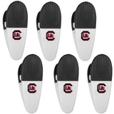 S. Carolina Gamecocks Chip Clip Magnets, 6pk - Siskiyou Buckle - Flyclothing LLC