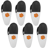 Clemson Tigers Chip Clip Magnets, 6pk - Siskiyou Buckle - Flyclothing LLC