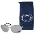 Penn St. Nittany Lions Aviator Sunglasses and Bag Set - Siskiyou Buckle - Flyclothing LLC