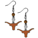 Texas Longhorns Fan Bead Dangle Earrings - Texas Longhorns - Flyclothing LLC