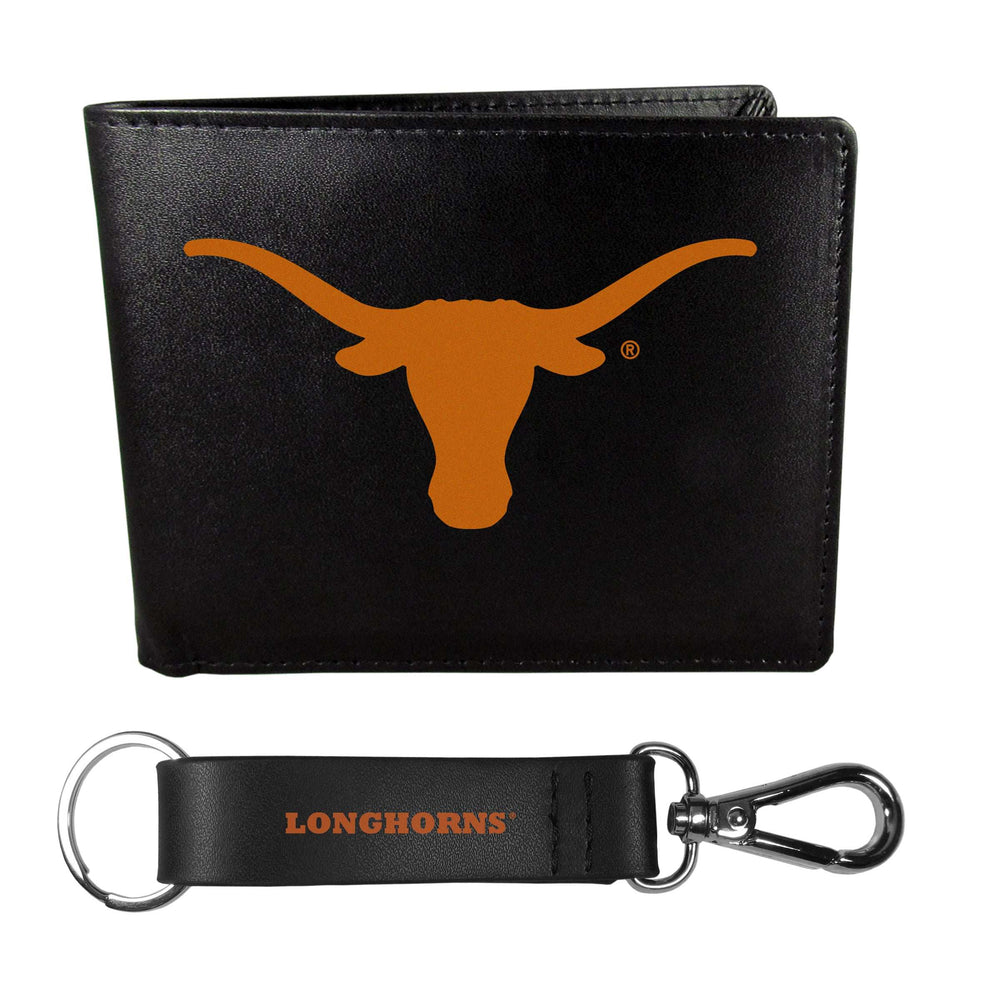 Texas Longhorns Bi-fold Wallet & Strap Key Chain - Texas Longhorns - Flyclothing LLC