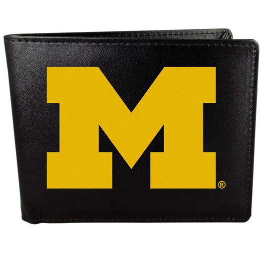 Michigan Wolverines Bi-fold Wallet Large Logo - Michigan Wolverines - Flyclothing LLC