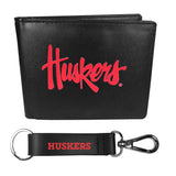 Nebraska Cornhuskers Bi-fold Wallet & Strap Key Chain - Nebraska Cornhuskers - Flyclothing LLC