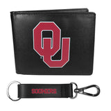 Oklahoma Sooners Bi-fold Wallet & Strap Key Chain - Oklahoma Sooners - Flyclothing LLC