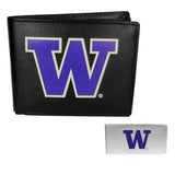 Washington Huskies Bi-fold Wallet & Money Clip - Washington Huskies - Flyclothing LLC