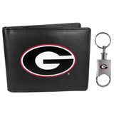 Georgia Bulldogs Bi-fold Wallet & Valet Key Chain - Georgia Bulldogs - Flyclothing LLC