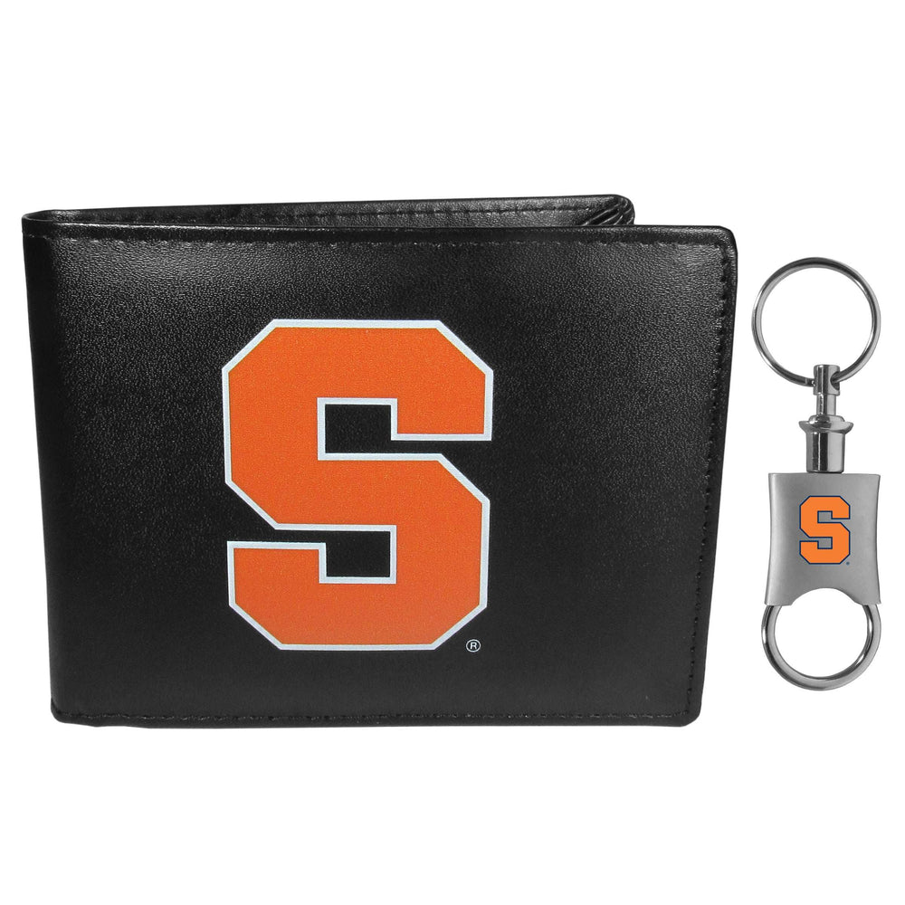Syracuse Orange Bi-fold Wallet & Valet Key Chain - Syracuse Orange - Flyclothing LLC