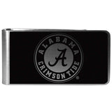 Alabama Crimson Tide Black and Steel Money Clip - Alabama Crimson Tide - Flyclothing LLC