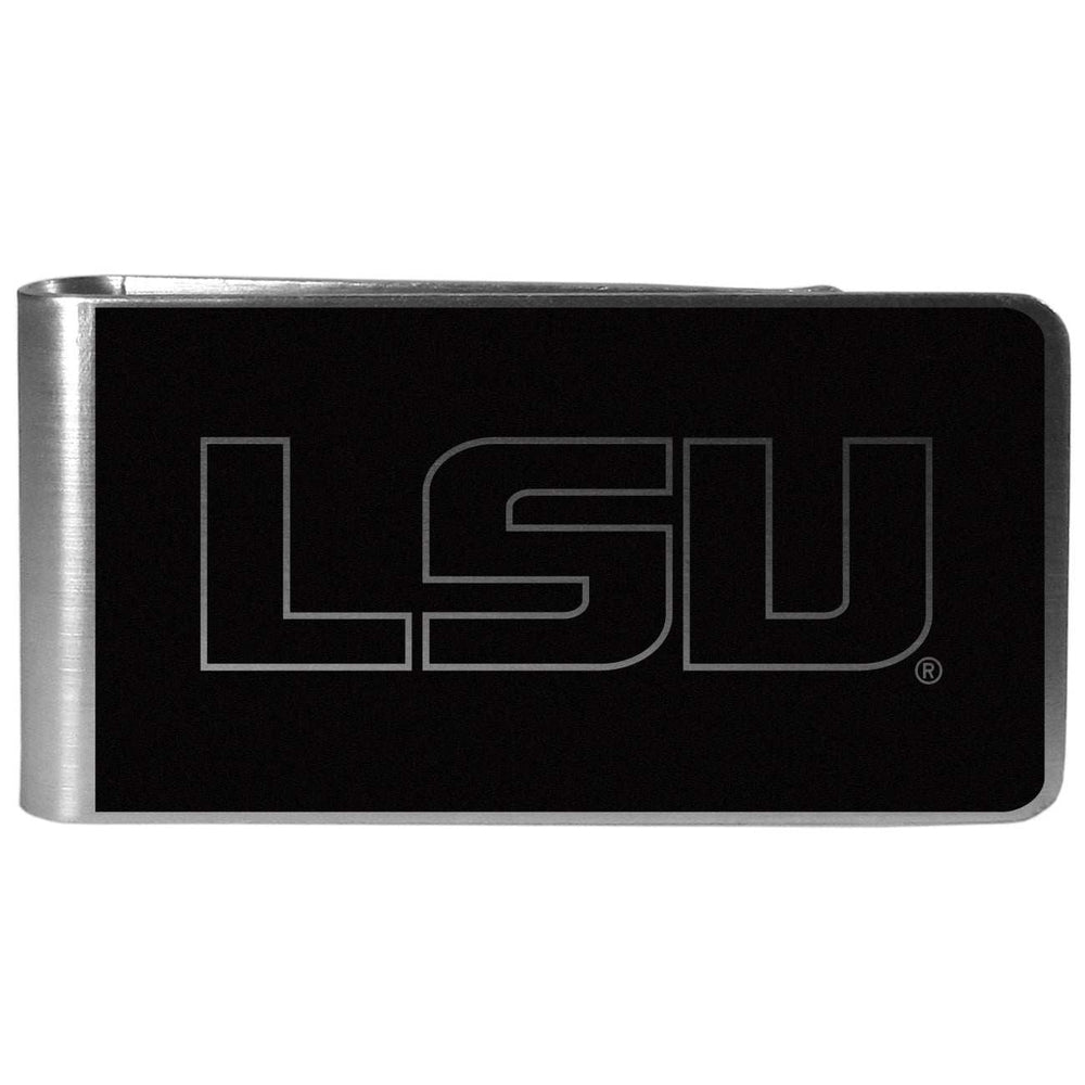 LSU Tigers Black and Steel Money Clip - LSU Tigers - Flyclothing LLC