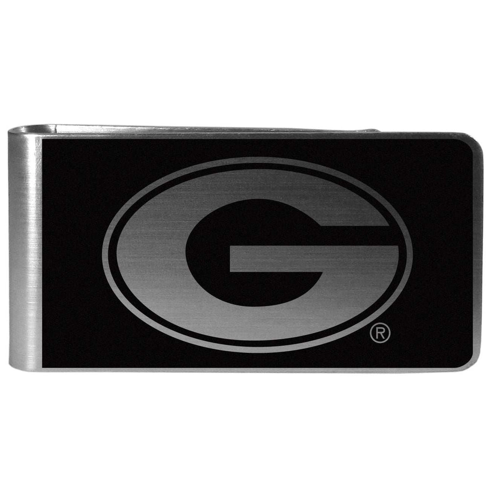 Georgia Bulldogs Black and Steel Money Clip - Georgia Bulldogs - Flyclothing LLC