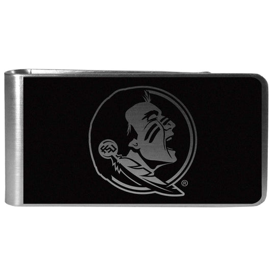 Florida St. Seminoles Black and Steel Money Clip - Florida St. Seminoles - Flyclothing LLC