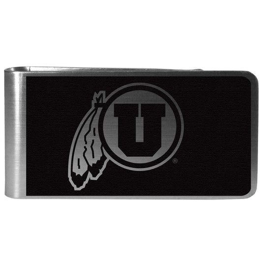 Utah Utes Black and Steel Money Clip - Utah Utes - Flyclothing LLC