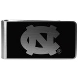 N. Carolina Tar Heels Black and Steel Money Clip - N. Carolina Tar Heels - Flyclothing LLC