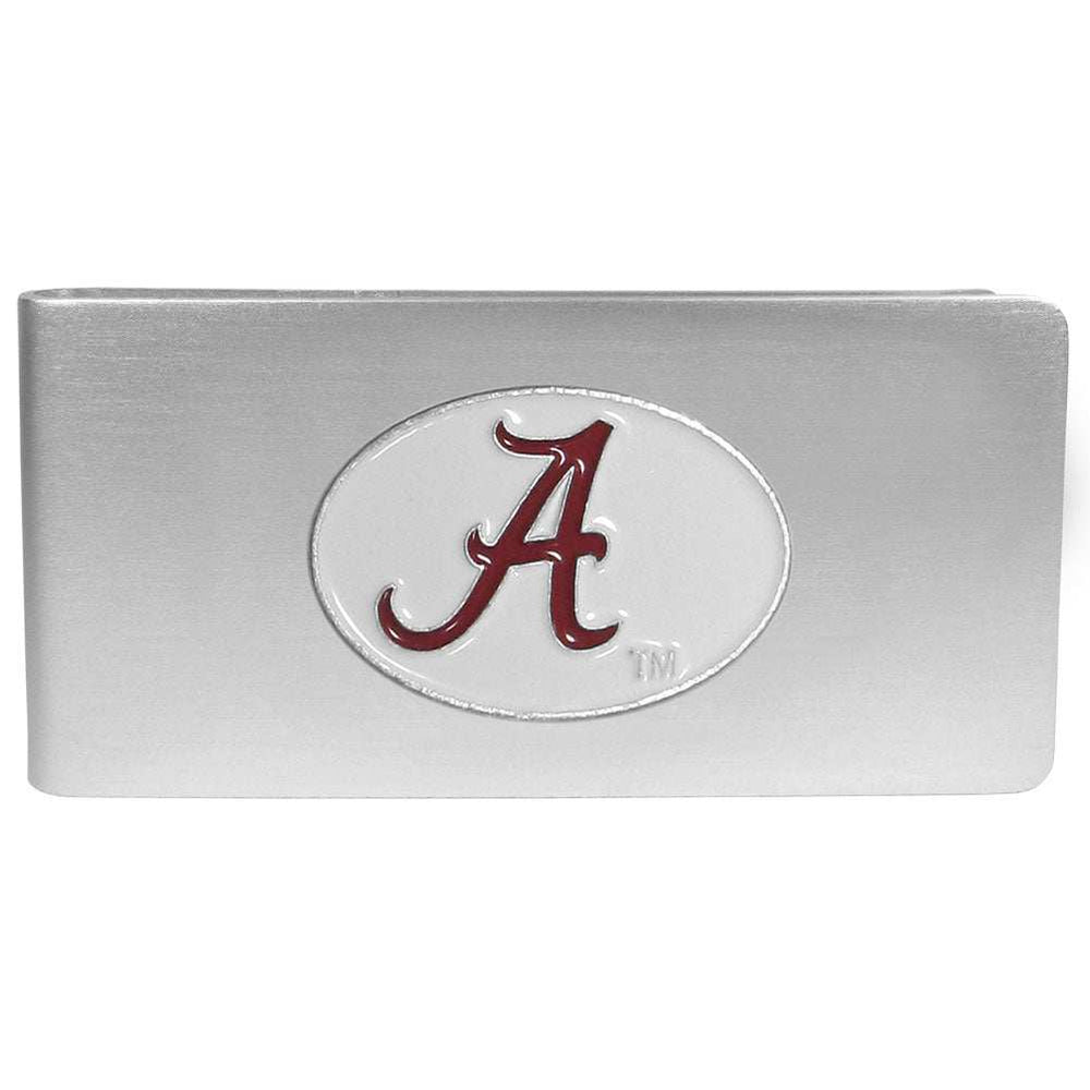 Alabama Crimson Tide Brushed Metal Money Clip - Alabama Crimson Tide - Flyclothing LLC