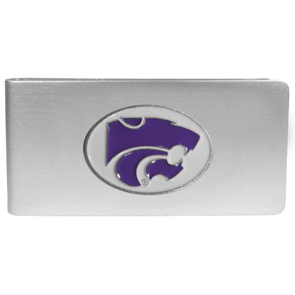 Kansas St. Wildcats Brushed Metal Money Clip - Kansas St. Wildcats - Flyclothing LLC