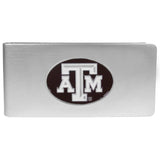 Texas A & M Aggies Brushed Metal Money Clip - Texas A & M Aggies - Flyclothing LLC