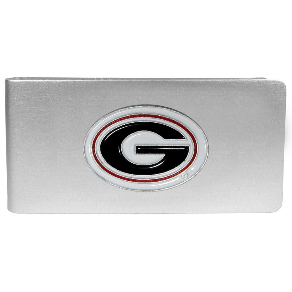 Georgia Bulldogs Brushed Metal Money Clip - Georgia Bulldogs - Flyclothing LLC