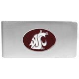 Washington St. Cougars Brushed Metal Money Clip - Washington St. Cougars - Flyclothing LLC