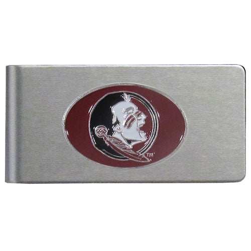 Florida St. Seminoles Brushed Metal Money Clip - Florida St. Seminoles - Flyclothing LLC