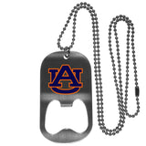 Auburn Tigers Bottle Opener Tag Necklace - Auburn Tigers - Flyclothing LLC