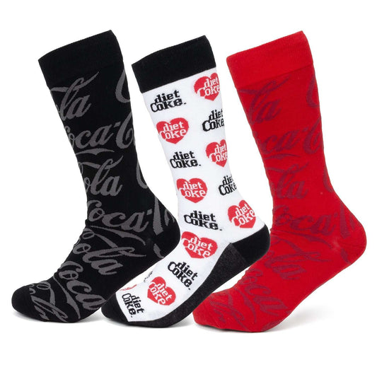 Coca-Cola 3 Pack Sock Set - Cufflinks.com - Flyclothing LLC
