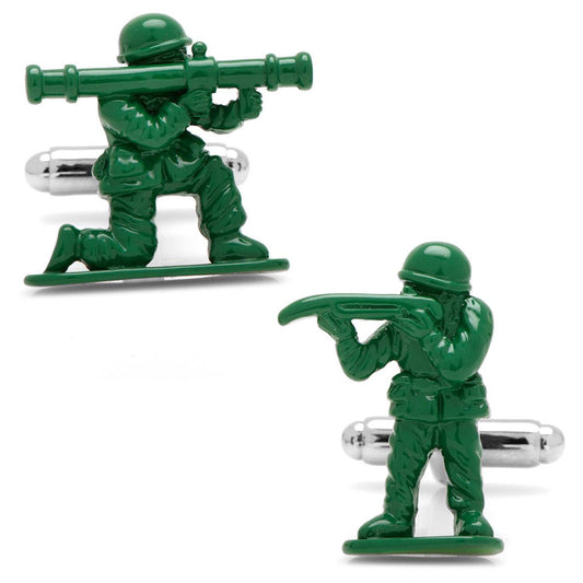 Green Army Men Cufflinks - Cufflinks.com - Flyclothing LLC