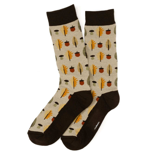 Autumn Air Tan Men's Socks - Cufflinks.com - Flyclothing LLC