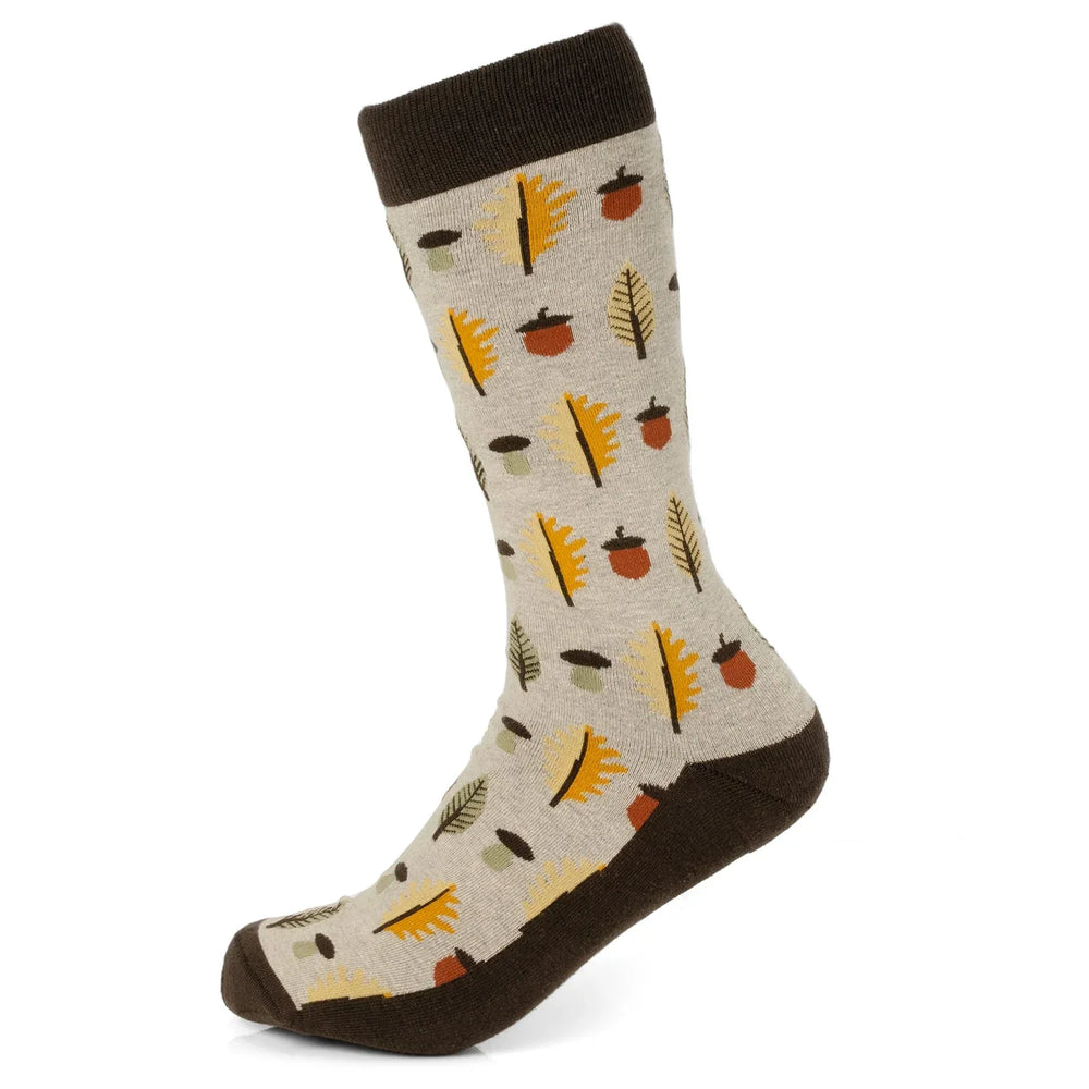 Autumn Air Tan Men's Socks - Cufflinks.com - Flyclothing LLC