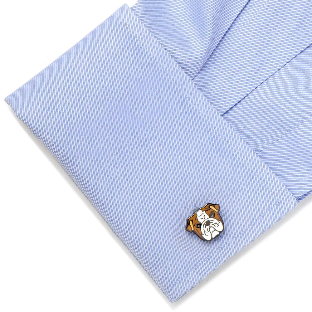 English Bulldog Cufflinks - Cufflinks.com - Flyclothing LLC