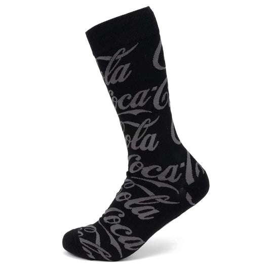 Coca-Cola Black Logo Dress Socks - Cufflinks.com - Flyclothing LLC