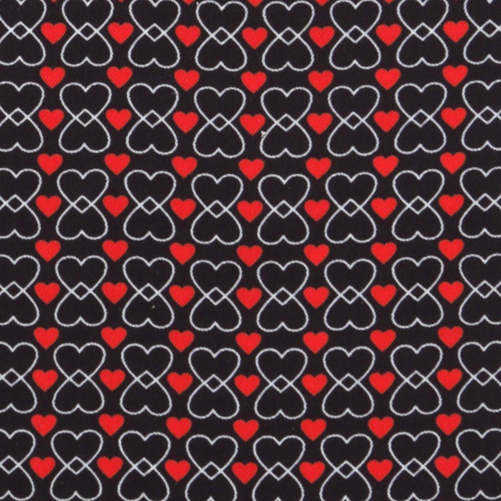 Intertwined Hearts Pocket Square - Cufflinks.com - Flyclothing LLC