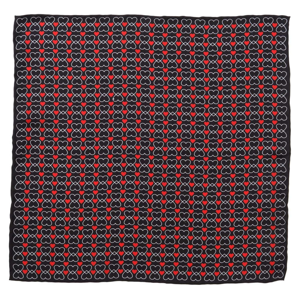 Intertwined Hearts Pocket Square - Cufflinks.com - Flyclothing LLC