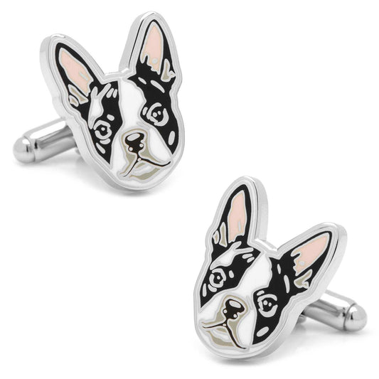 Boston Terrier Cufflinks - Cufflinks.com - Flyclothing LLC