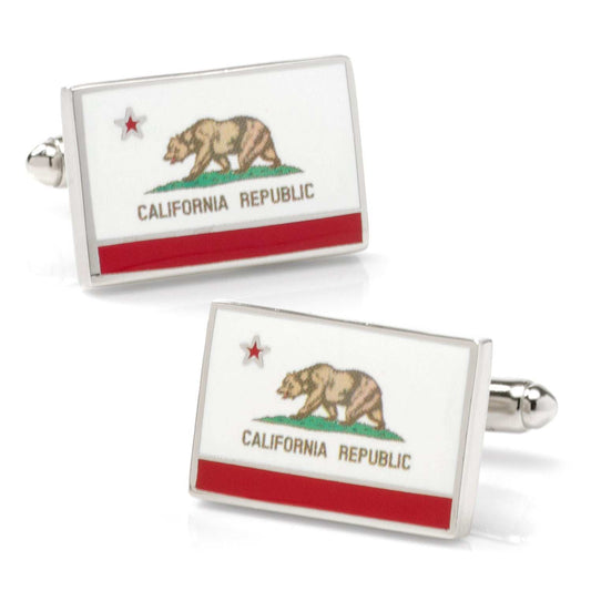 California State Flag Cufflinks - Cufflinks.com - Flyclothing LLC