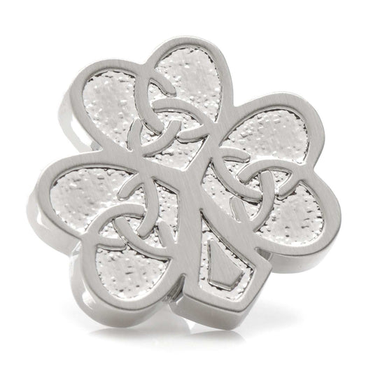 Celtic Knot Shamrock Lapel Pin - Cufflinks.com - Flyclothing LLC