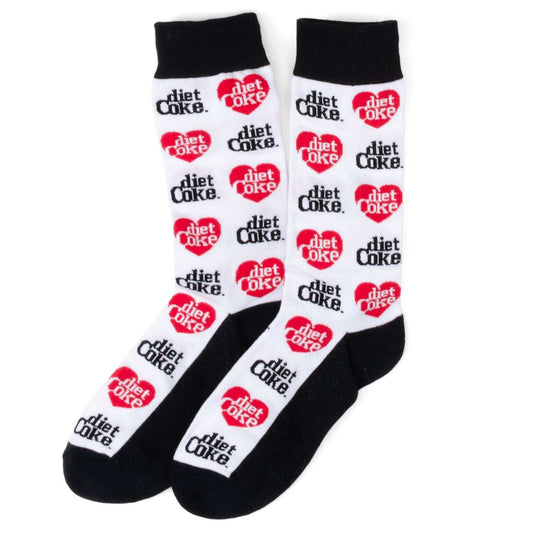 Diet Coke White Dress Socks - Cufflinks.com - Flyclothing LLC