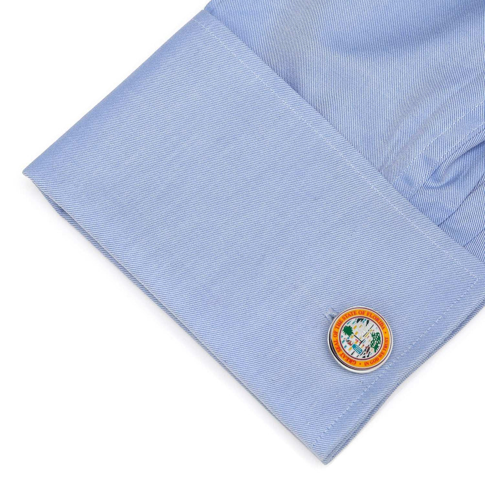 Florida Seal Cufflinks - Cufflinks.com - Flyclothing LLC