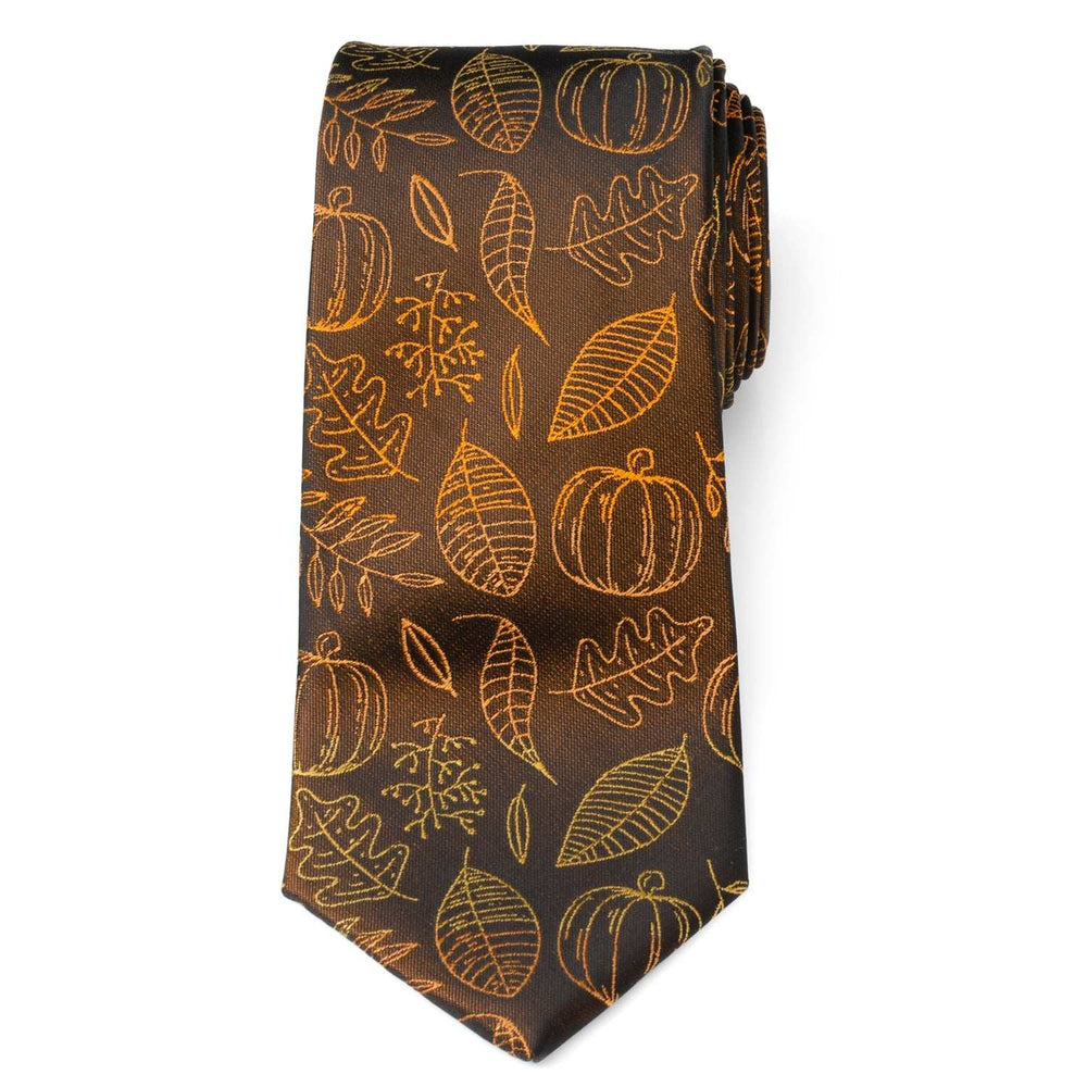 Fall Spice Men's Brown Tie - Cufflinks.com - Flyclothing LLC