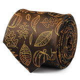 Fall Spice Men's Brown Tie - Cufflinks.com - Flyclothing LLC