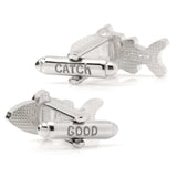 Fishin' Good Catch Cufflinks - Cufflinks.com - Flyclothing LLC