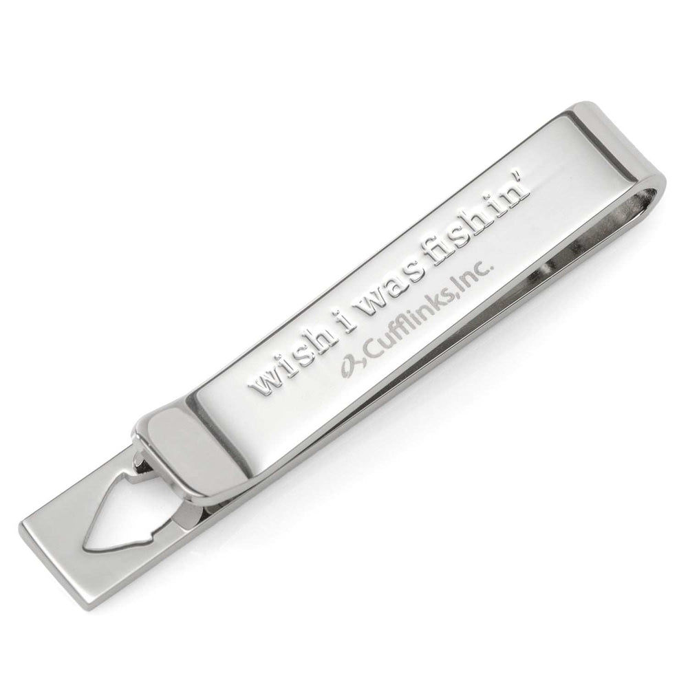 Fishing Cut-Out Hidden Message Tie Bar - Cufflinks.com - Flyclothing LLC