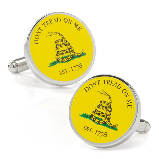 Gadsden Flag Cufflinks - Cufflinks.com - Flyclothing LLC