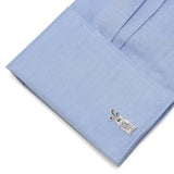 Plated Golf Bag Cufflinks - Cufflinks.com - Flyclothing LLC