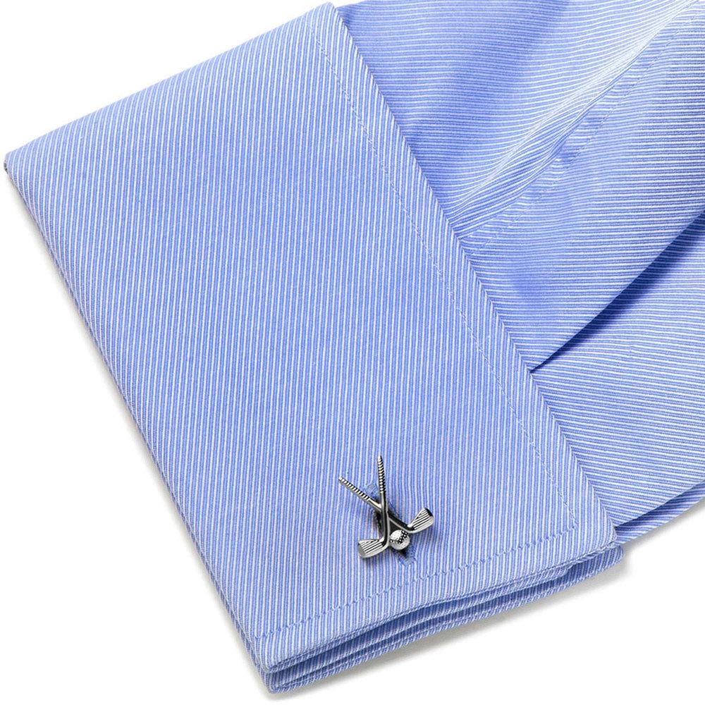 Golf Clubs Cufflinks - Cufflinks.com - Flyclothing LLC