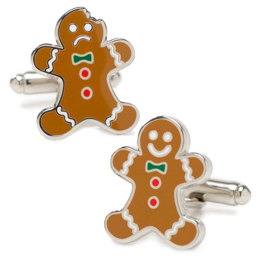 Gingerbread Cufflinks - Cufflinks.com - Flyclothing LLC