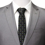 Golf Course Black Silk Men's Tie - Cufflinks.com - Flyclothing LLC